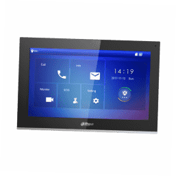 DH-VTH5441G Монитор видеодомофона IP 10 дюймовый,  черный 1024x600 разрешение, ёмкостной сенсорный э