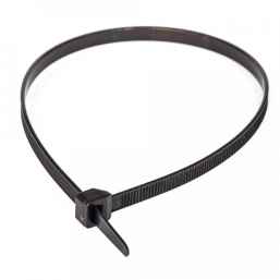 Стяжки нейлоновые 2,5*200 (ч) (100 шт/уп) Промрукав (250 уп/кор)