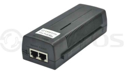 TSn-PoE48n PoE-инжектор для сетей10/100/1000 BaseT.Passive PoE, Вход:100-240В (AC), Выход: 48B