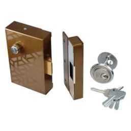 Promix-SM215.10 brown Замок электромеханический накладной