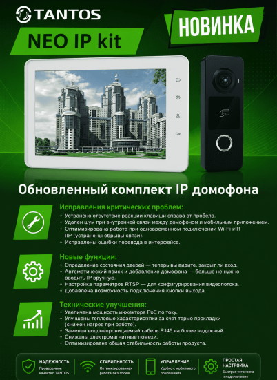 Обновленный комплект NEO IP Kit (White)