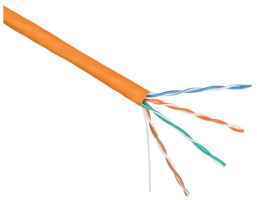 Кабель UTP  4PR  24AWG  4х2х0,5 CAT5e  305м Cu Indoor LSZH нг(А), оранжевый Skynet Standart