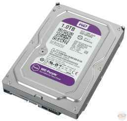 Жесткий диск SATA WD 1Тб Purple WD10PURX, SATA 3.0 (серии  WD Purple) для круглосуточной работы